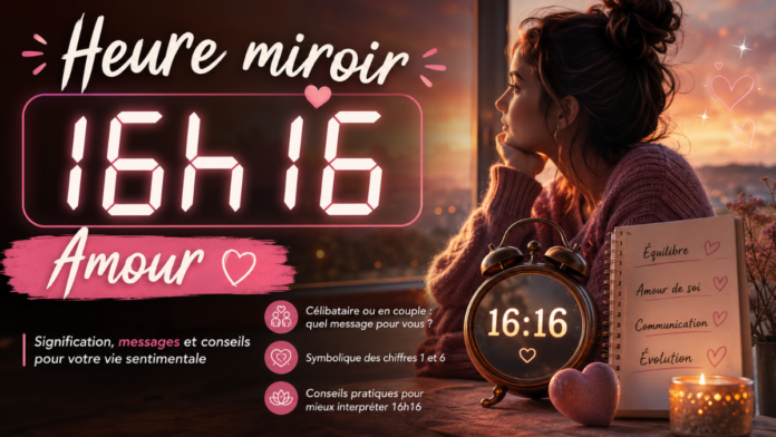 Heure miroir 16h16 amour